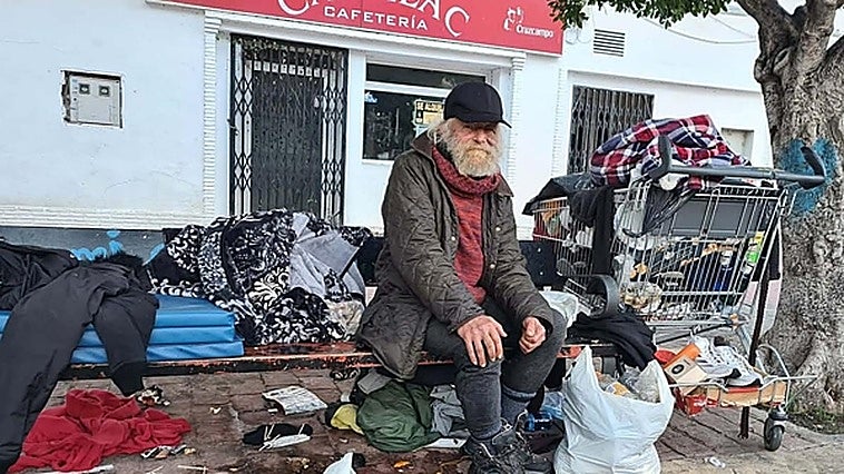 Lutz, the homeless Canadian who was attacked on Granada's Costa Tropical