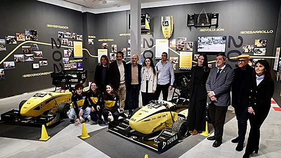 Malaga’s student single seat racers go on show at the Rectorado