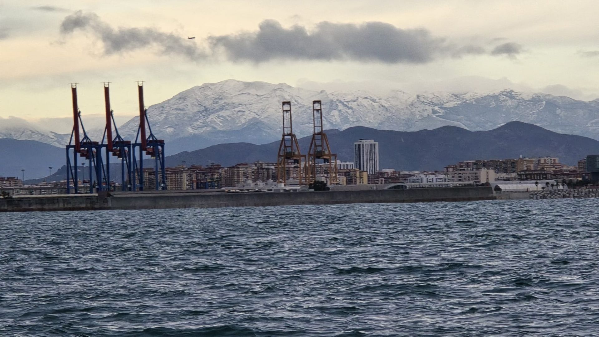 Snowy scenes around Malaga province