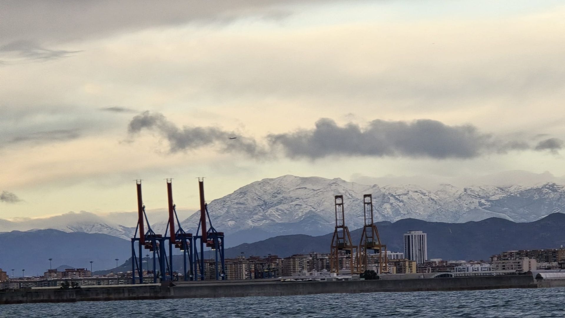 Snowy scenes around Malaga province