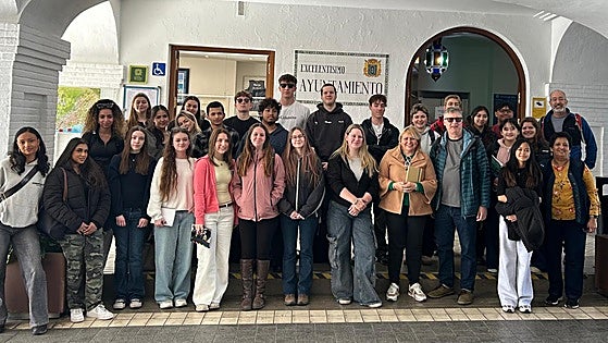 UK students study the geography of Nerja