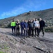 Residents on the track