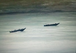 Two of the new narcolanchas in La Herradura.