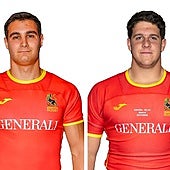 Alberto Carmona and Hugo González.