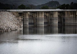 The Guadalteba reservoir in Malaga province.