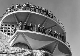 An archive photo of the Balcón de Europa.