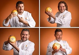 Daniel Moreno (Tragatá), Julio Zambrana (Promesa), David Olivas (Back) and Emi Schobert (Blossom).