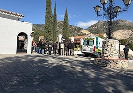 Family and wellwishers gathered to say a final farewell to Angela.