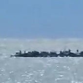 Archive image of a dozen drug-running boats ('narcolanchas') off the Sabinillas coast in 2024.