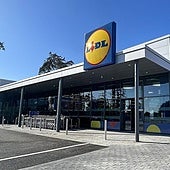 The new Lidl store in Calle Araucaria San Pedro.