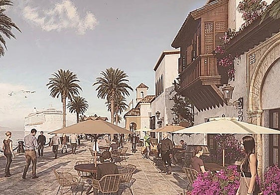 This is what the new cruise terminal of the port of Motril will look like.