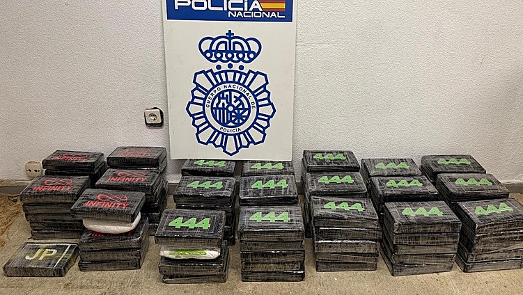 110 kilos of cocaine in sports bags: blow to network as two leaders arrested in Fuengirola