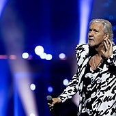 Johnny Logan on stage in Amsterdam in November.