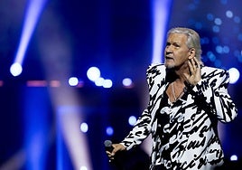 Johnny Logan on stage in Amsterdam in November.