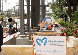 The town hall has started work on the Avenida del Mar.