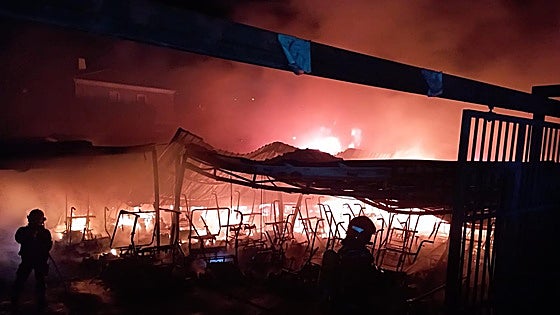 Marbella golf club fire destroys hundreds of buggies