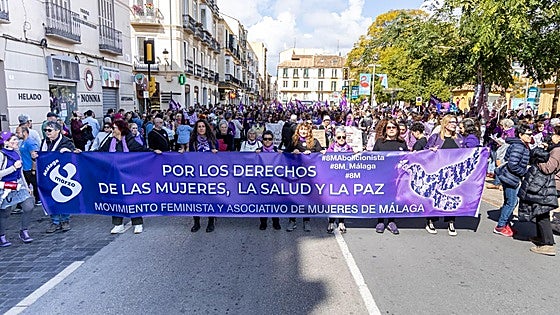 Thousands take to the streets of Malaga for International Women's Day 2026