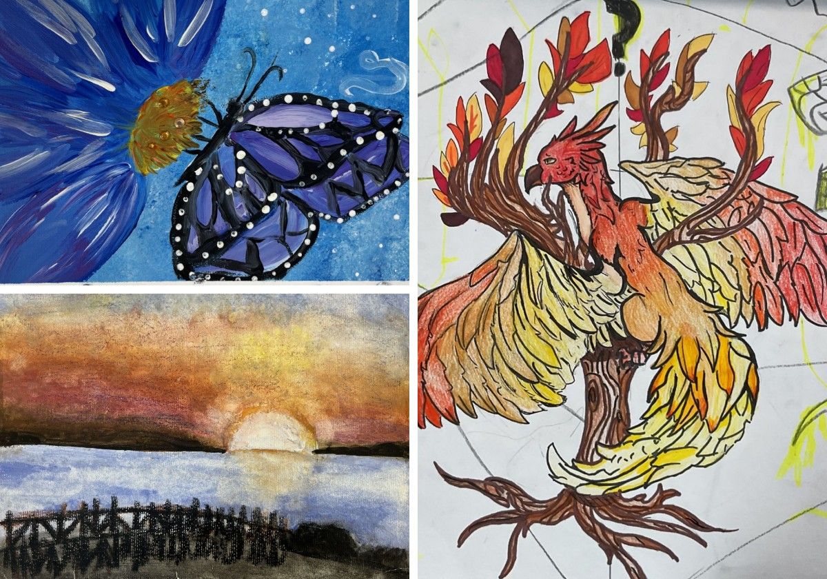 Schoolwork showcase - primary school artwork