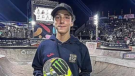 15-year-old Spaniard crowned world skateboarding champion in São Paulo