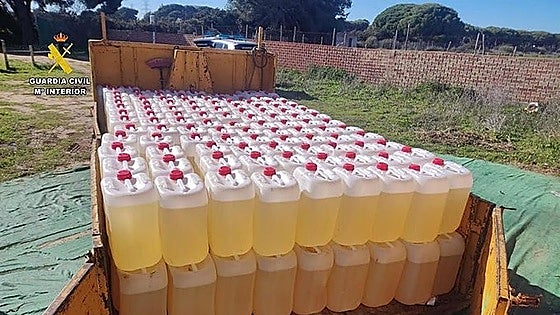 A group suspected of supplying narco-boats is caught red-handed on a beach in Churriana