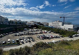 Photo of the plot of land earmarked for the carpark