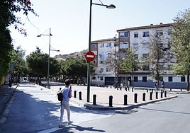 Malaga's Palma-Palmilla district, where mainly migrant workers live.