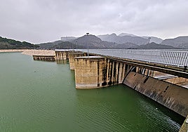 The Guadalteba reservoir in Malaga province.