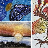 Schoolwork showcase - primary artwork