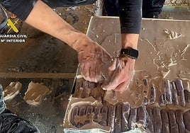 Archive image of an intervention of hashish in Motril.