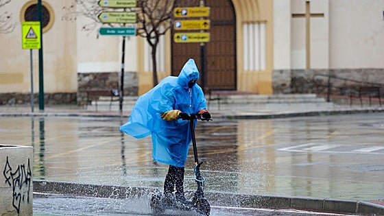 Malaga province weather: warnings for rain and wind this Friday