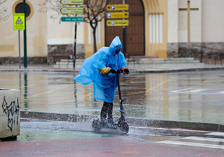 Malaga province weather: warnings for rain and wind this Friday