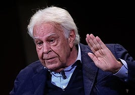 Former Spanish Prime Minster Felipe González earlier this year.