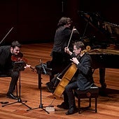 The Arbós trio will perform at the classical music cycle .