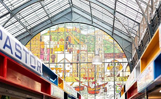 Malaga's indoor food market