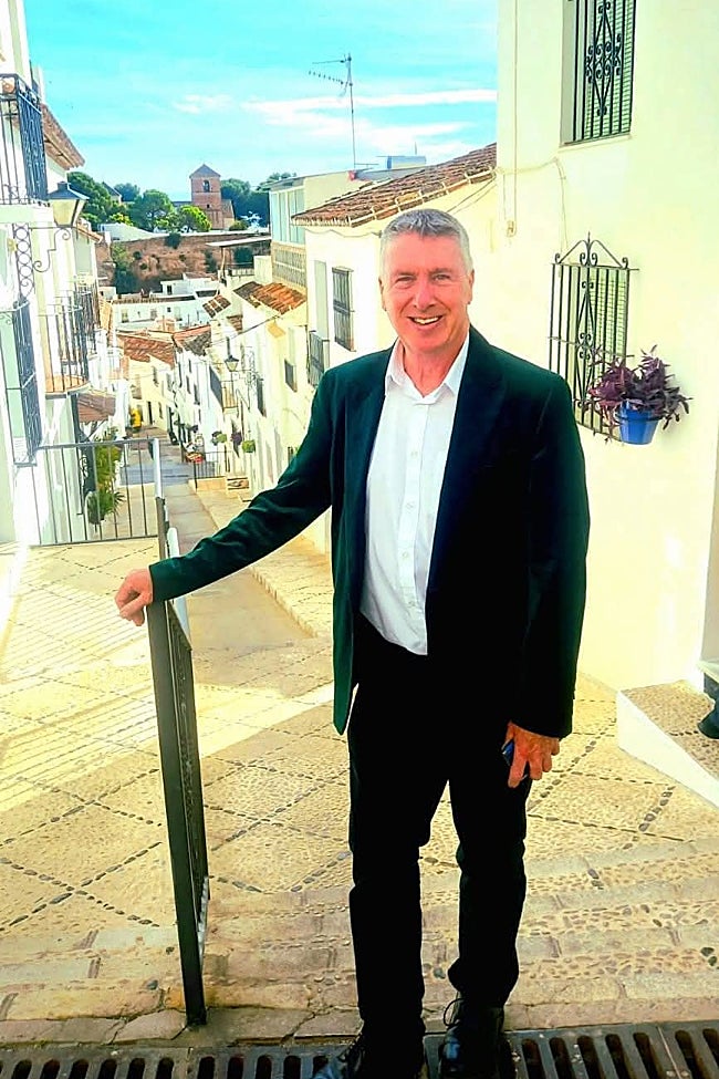 Alan Boardman in Mijas.
