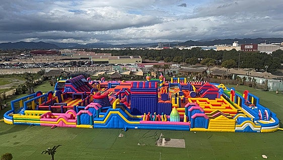 The world’s largest inflatable park touches down in Malaga