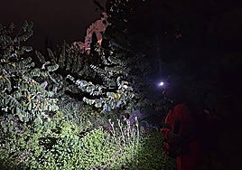 Area where they tried to resuscitate the man who eventually died.