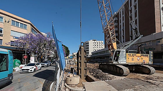 Malaga metro: final extension section to Hospital Civil is now under way