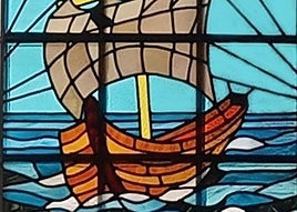 A symbol of the strong link to the navy and commercial shipping.