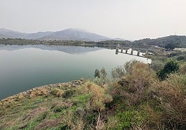 La Viñuela reservoir is currently over 90 per cent of its capacity.