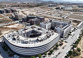Subsidised housing in the university area in Malaga city.
