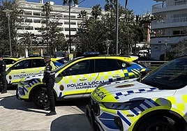 Officers of the Marbella Local Police.