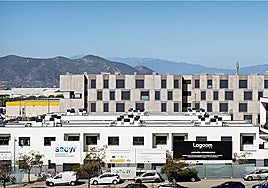 Photo of the construction site in the Teatinos district in Malaga, where Lagoom Living is building 62 homes.