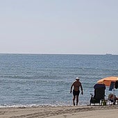 Beachgoers enjoying one of Torremolinos' four beaches.