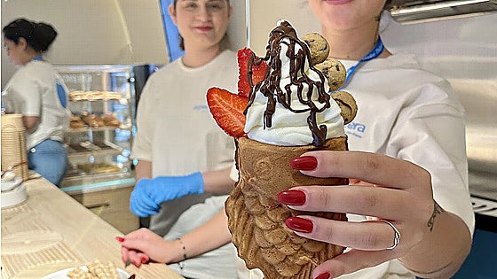 Malaga opens another La Pecera ice cream parlour with savoury Japanese treats