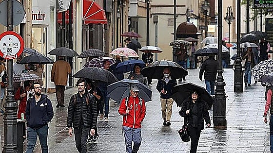 Andalucía weather: storm brings rain, haze and sharp drop in temperatures