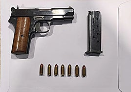 Photo of the weapon seized in Mijas.