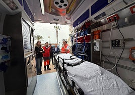 The mayor visited the basic emergency response unit on Tuesday.
