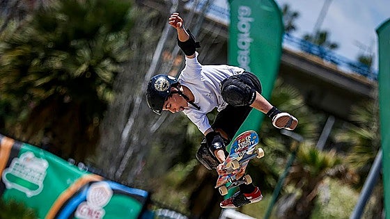 Skateboarding showcase thrills as 12-year-old from Malaga shines on home stage