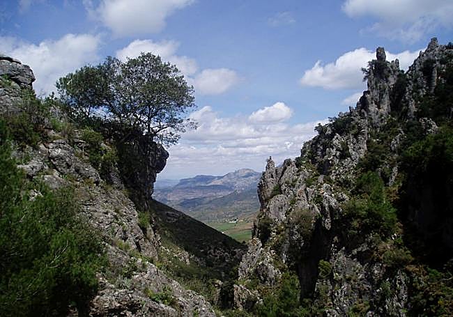 Geology leaves its mark, like here